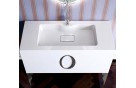 Мебель для ванной La Beaute Kantal 100 белая, фурнитура хром